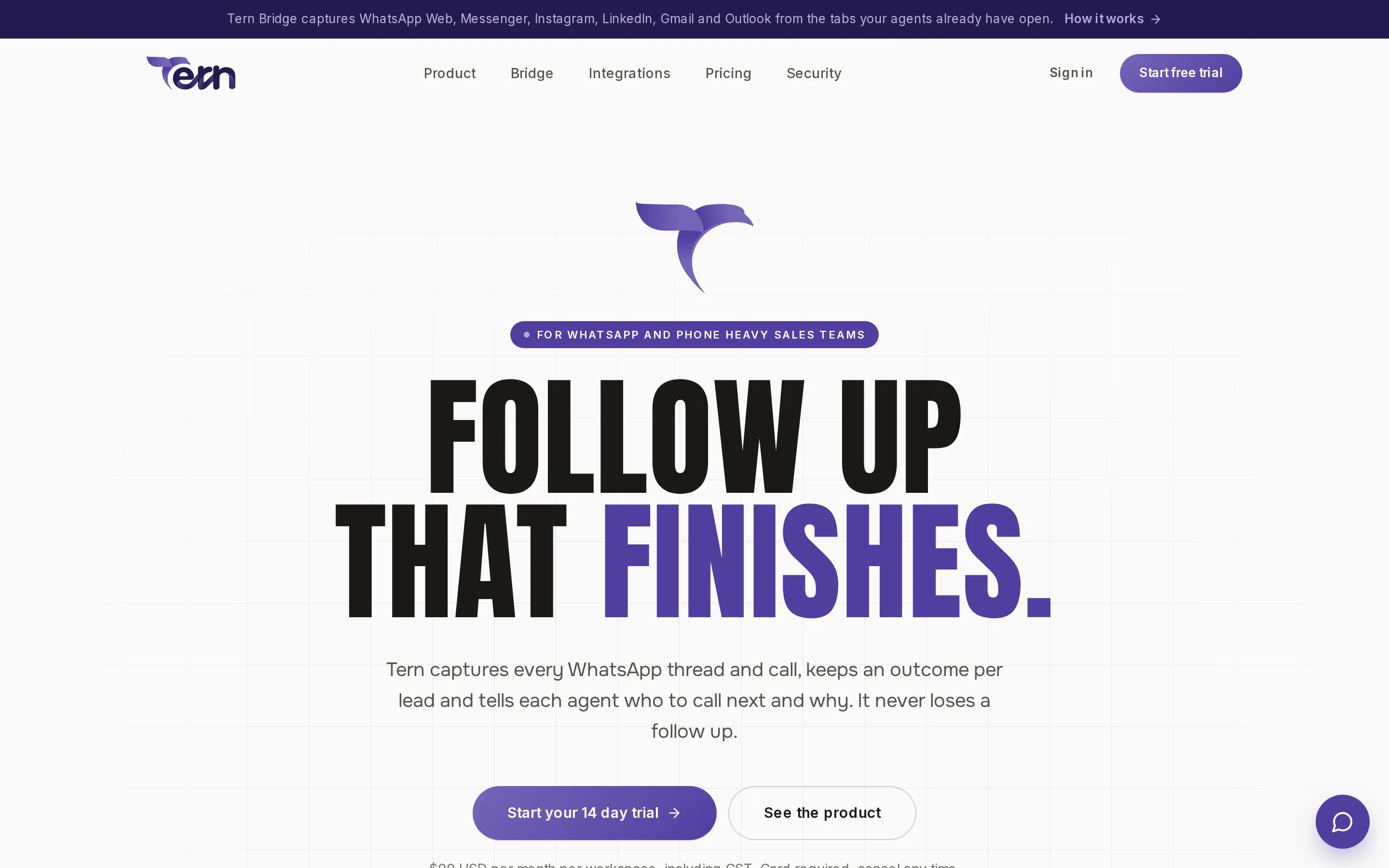 Tern on desktop